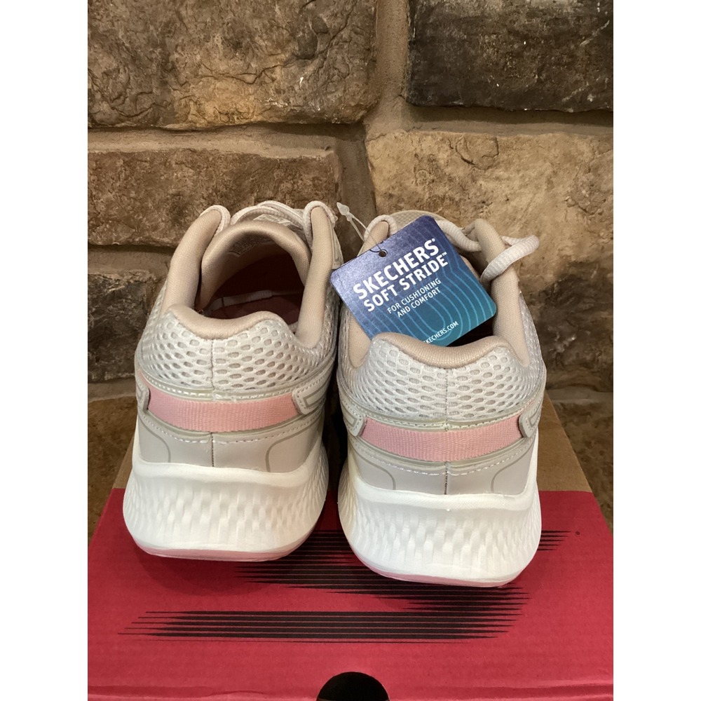 Skechers Go Run Consistent 2.0 Mapleton Natural Pink Womens 7 128651/NAT New - Picture 7 of 8